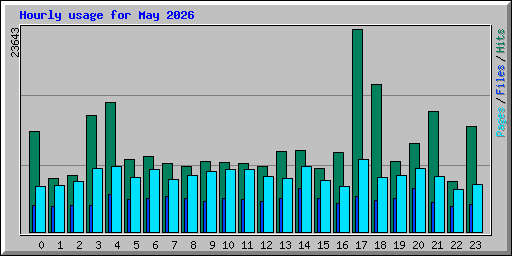 Hourly usage for May 2026